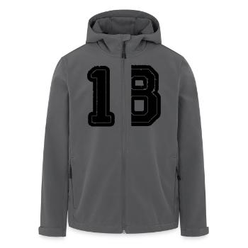 18 - Recycelte Männer Softshell-Jacke von Stanley/Stella - Anthrazit - Vorne - AI Model Male 185 light (185cm)