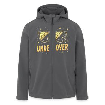 Undercover Speech - Lustiges Kostüm mit Sonnenbril - Recycelte Männer Softshell-Jacke von Stanley/Stella - Anthrazit - Vorne - AI Model Male 185 light (185cm)
