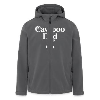 Cavapoo Vater - Recycelte Männer Softshell-Jacke von Stanley/Stella - Anthrazit - Vorne - AI Model Male 185 light (185cm)