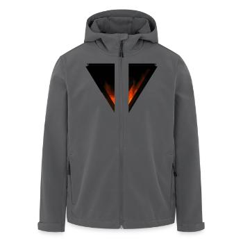 Galaktisches Flottenemblem Futuristische Weltraumschlacht - Recycelte Männer Softshell-Jacke von Stanley/Stella - Anthrazit - Vorne - AI Model Male 185 light (185cm)