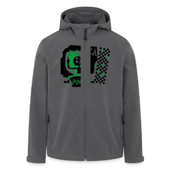 Ska Punk - Recycelte Männer Softshell-Jacke von Stanley/Stella - Anthrazit - Vorne - AI Model Male 185 light (185cm)
