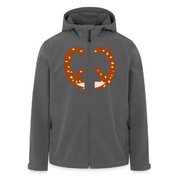 - Brezel Bäckerei - Recycelte Männer Softshell-Jacke von Stanley/Stella - Anthrazit - Vorne - AI Model Male 185 light (185cm)