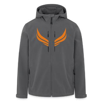 Kolben 2fbg - Recycelte Männer Softshell-Jacke von Stanley/Stella - Anthrazit - Vorne - AI Model Male 185 light (185cm)