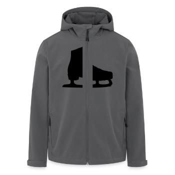 schlittschuh - Recycelte Männer Softshell-Jacke von Stanley/Stella - Anthrazit - Vorne - AI Model Male 185 light (185cm)
