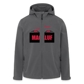 DJ Girl Sexy Magaluf Mallorca 2014 - Recycelte Männer Softshell-Jacke von Stanley/Stella - Anthrazit - Vorne - AI Model Male 185 light (185cm)
