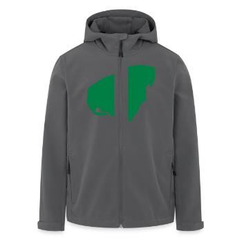 Poel - Recycelte Männer Softshell-Jacke von Stanley/Stella - Anthrazit - Vorne - AI Model Male 185 light (185cm)