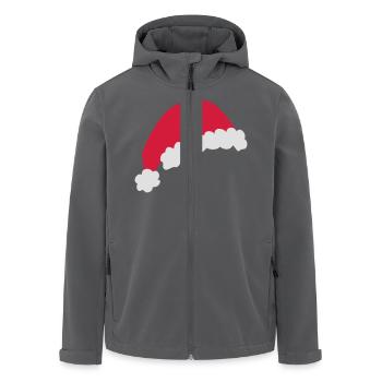 Weihnachtsmuetze - Recycelte Männer Softshell-Jacke von Stanley/Stella - Anthrazit - Vorne - AI Model Male 185 light (185cm)