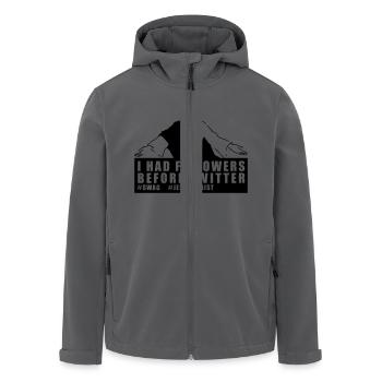 Jesus swag - Recycelte Männer Softshell-Jacke von Stanley/Stella - Anthrazit - Vorne - AI Model Male 185 light (185cm)