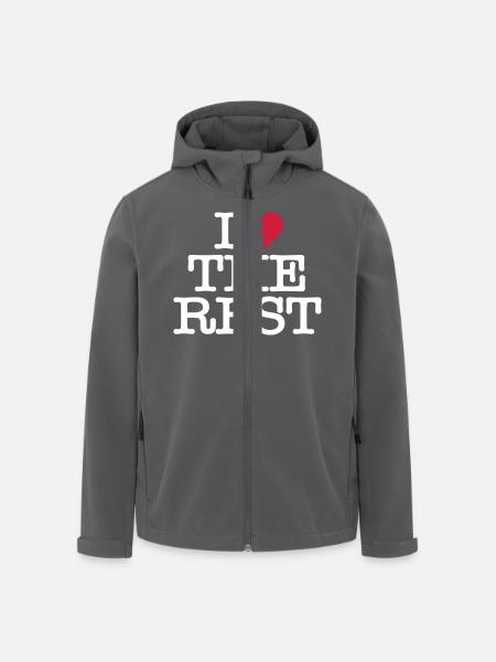 I hate the rest - Recycelte Männer Softshell-Jacke von Stanley/Stella - Anthrazit