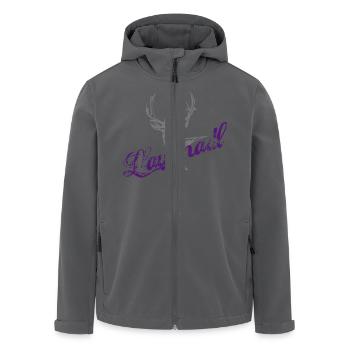 Lausmadl Trachten Shirt - Recycelte Männer Softshell-Jacke von Stanley/Stella - Anthrazit - Vorne - AI Model Male 185 light (185cm)