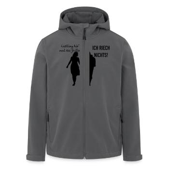 Grillen romantisch - Recycelte Männer Softshell-Jacke von Stanley/Stella - Anthrazit - Vorne - AI Model Male 185 light (185cm)