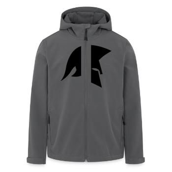 sparta - Recycelte Männer Softshell-Jacke von Stanley/Stella - Anthrazit - Vorne - AI Model Male 185 light (185cm)