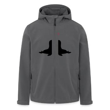 Robbe - Recycelte Männer Softshell-Jacke von Stanley/Stella - Anthrazit - Vorne - AI Model Male 185 light (185cm)