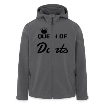Darts Ziel Sport Sportler Spieler - Recycelte Männer Softshell-Jacke von Stanley/Stella - Anthrazit - Vorne - AI Model Male 185 light (185cm)
