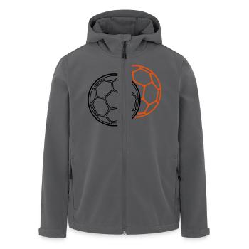 handball bälle - Recycelte Männer Softshell-Jacke von Stanley/Stella - Anthrazit - Vorne - AI Model Male 185 light (185cm)