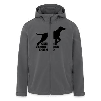 Deutsch Kurzhaar - Recycelte Männer Softshell-Jacke von Stanley/Stella - Anthrazit - Vorne - AI Model Male 185 light (185cm)
