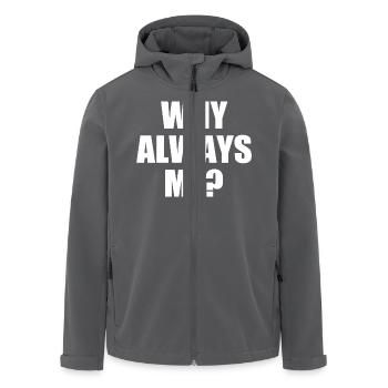 why always me - Recycelte Männer Softshell-Jacke von Stanley/Stella - Anthrazit - Vorne - AI Model Male 185 light (185cm)