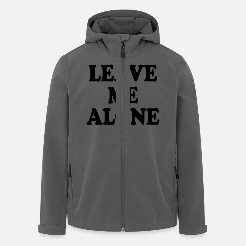 Leave me alone - Recycelte Männer Softshell-Jacke von Stanley/Stella - Anthrazit
