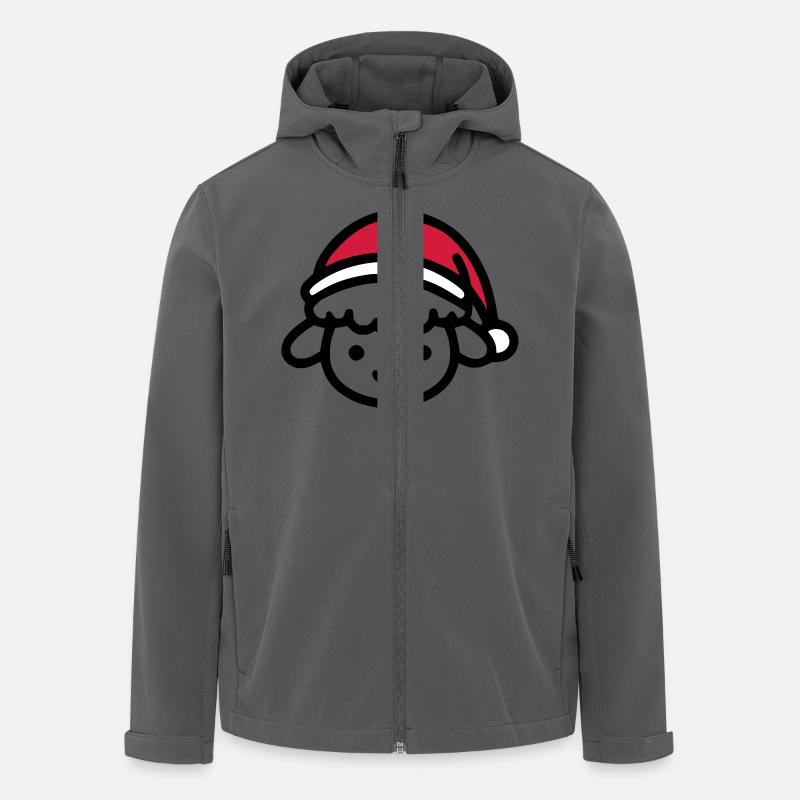 Noël Mignon Mouton - Veste softshell homme en polyester recyclé Stanley/Stella - charbon