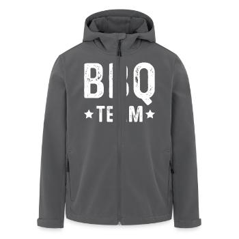 Bbq Team - Recycelte Männer Softshell-Jacke von Stanley/Stella - Anthrazit - Vorne - AI Model Male 185 light (185cm)