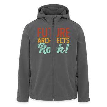 Architekt - Recycelte Männer Softshell-Jacke von Stanley/Stella - Anthrazit - Vorne - AI Model Male 185 light (185cm)