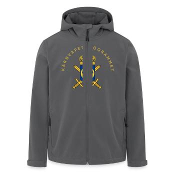 Das schwedische Atomwaffenprogramm - Recycelte Männer Softshell-Jacke von Stanley/Stella - Anthrazit - Vorne - AI Model Male 185 light (185cm)