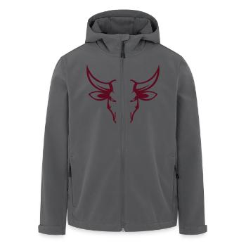 stier bull - Recycelte Männer Softshell-Jacke von Stanley/Stella - Anthrazit - Vorne - AI Model Male 185 light (185cm)
