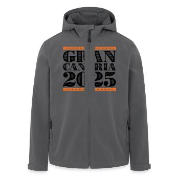 Gran Canaria 2025 - Recycelte Männer Softshell-Jacke von Stanley/Stella - Anthrazit - Vorne - AI Model Male 185 light (185cm)