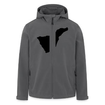 Teneriffa - Recycelte Männer Softshell-Jacke von Stanley/Stella - Anthrazit - Vorne - AI Model Male 185 light (185cm)