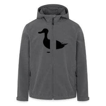 Ente - Recycelte Männer Softshell-Jacke von Stanley/Stella - Anthrazit - Vorne - AI Model Male 185 light (185cm)