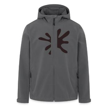 Klecks - Recycelte Männer Softshell-Jacke von Stanley/Stella - Anthrazit - Vorne - AI Model Male 185 light (185cm)