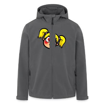 Wütend Stacey - Recycelte Männer Softshell-Jacke von Stanley/Stella - Anthrazit - Vorne - AI Model Male 185 light (185cm)