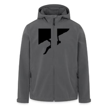 Klettern - Recycelte Männer Softshell-Jacke von Stanley/Stella - Anthrazit - Vorne - AI Model Male 185 light (185cm)