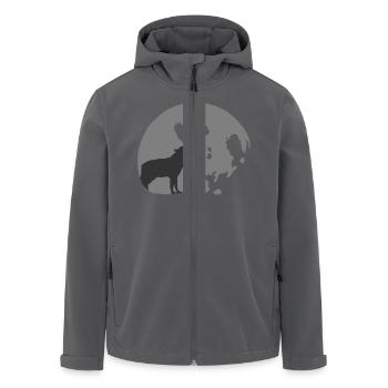 full moon - Recycelte Männer Softshell-Jacke von Stanley/Stella - Anthrazit - Vorne - AI Model Male 185 light (185cm)