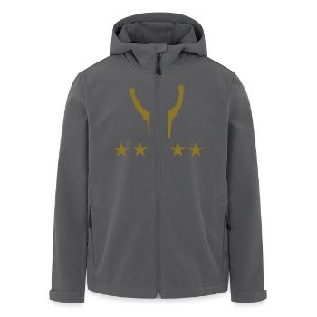 Gewinner - Recycelte Männer Softshell-Jacke von Stanley/Stella - Anthrazit - Vorne - AI Model Male 185 light (185cm)