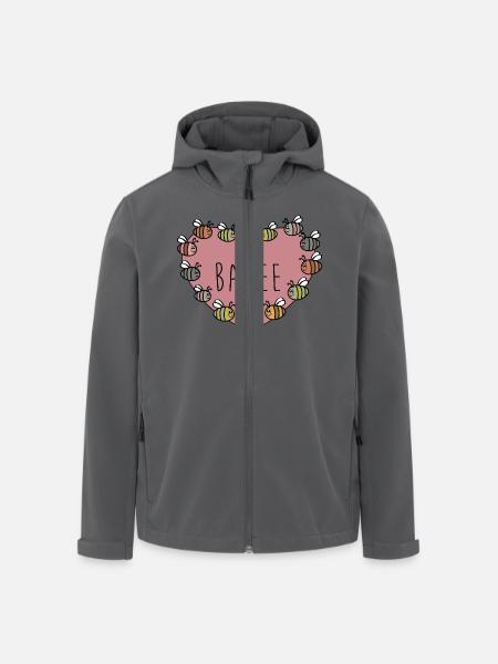 Babee - Recycelte Männer Softshell-Jacke von Stanley/Stella - Anthrazit
