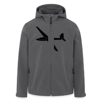 swift s1 - Recycelte Männer Softshell-Jacke von Stanley/Stella - Anthrazit - Vorne - AI Model Male 185 light (185cm)