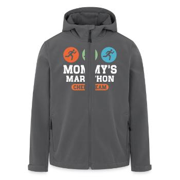 Marathon Cheer Team - Recycelte Männer Softshell-Jacke von Stanley/Stella - Anthrazit - Vorne - AI Model Male 185 light (185cm)