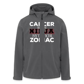 Sternzeichen Krebs / Zodiac Cancer - Recycelte Männer Softshell-Jacke von Stanley/Stella - Anthrazit - Vorne - AI Model Male 185 light (185cm)