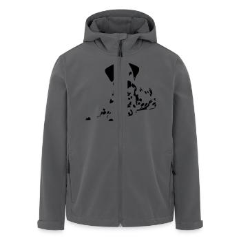 dalmatien_1 - Recycelte Männer Softshell-Jacke von Stanley/Stella - Anthrazit - Vorne - AI Model Male 185 light (185cm)