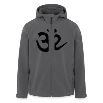 Om - Recycelte Männer Softshell-Jacke von Stanley/Stella - Anthrazit - Vorne - AI Model Male 185 light (185cm)