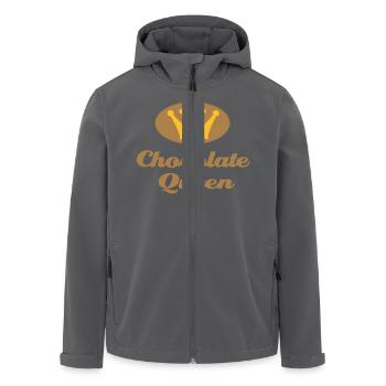 Schokolade - Recycelte Männer Softshell-Jacke von Stanley/Stella - Anthrazit - Vorne - AI Model Male 185 light (185cm)