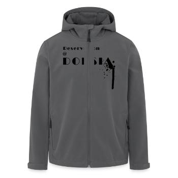 reservation at dorsia - Recycelte Männer Softshell-Jacke von Stanley/Stella - Anthrazit - Vorne - AI Model Male 185 light (185cm)