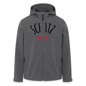 Schatz - Recycelte Männer Softshell-Jacke von Stanley/Stella - Anthrazit - Vorne - AI Model Male 185 light (185cm)