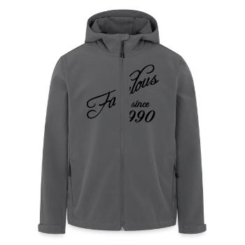 Fabulous since 1990 - Recycelte Männer Softshell-Jacke von Stanley/Stella - Anthrazit - Vorne - AI Model Male 185 light (185cm)