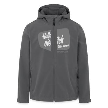 Halle - Recycelte Männer Softshell-Jacke von Stanley/Stella - Anthrazit - Vorne - AI Model Male 185 light (185cm)