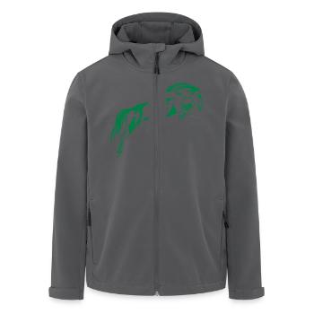 Springpferd - Recycelte Männer Softshell-Jacke von Stanley/Stella - Anthrazit - Vorne - AI Model Male 185 light (185cm)