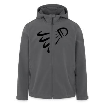 Badminton - Recycelte Männer Softshell-Jacke von Stanley/Stella - Anthrazit - Vorne - AI Model Male 185 light (185cm)