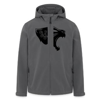 1 - Recycelte Männer Softshell-Jacke von Stanley/Stella - Anthrazit - Vorne - AI Model Male 185 light (185cm)