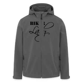Biker Lady - Recycelte Männer Softshell-Jacke von Stanley/Stella - Anthrazit - Vorne - AI Model Male 185 light (185cm)